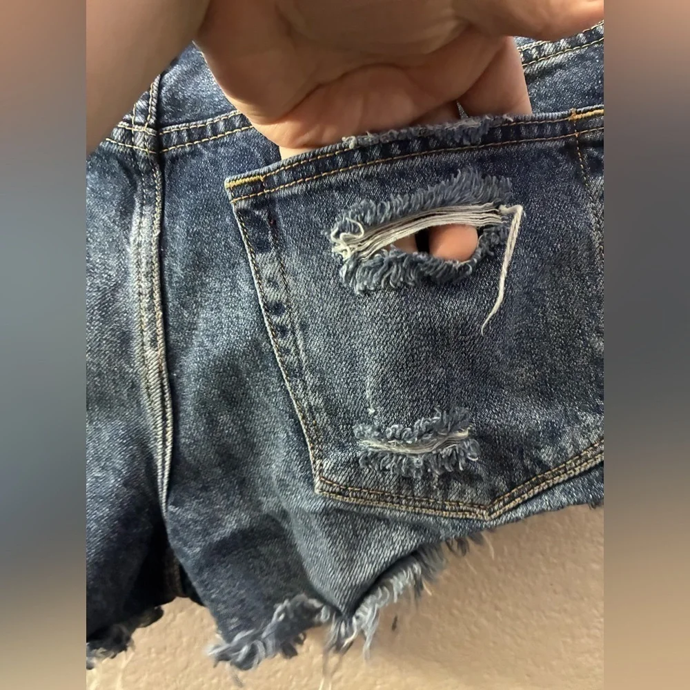 We The Free Distressed Denim Shorts 27
